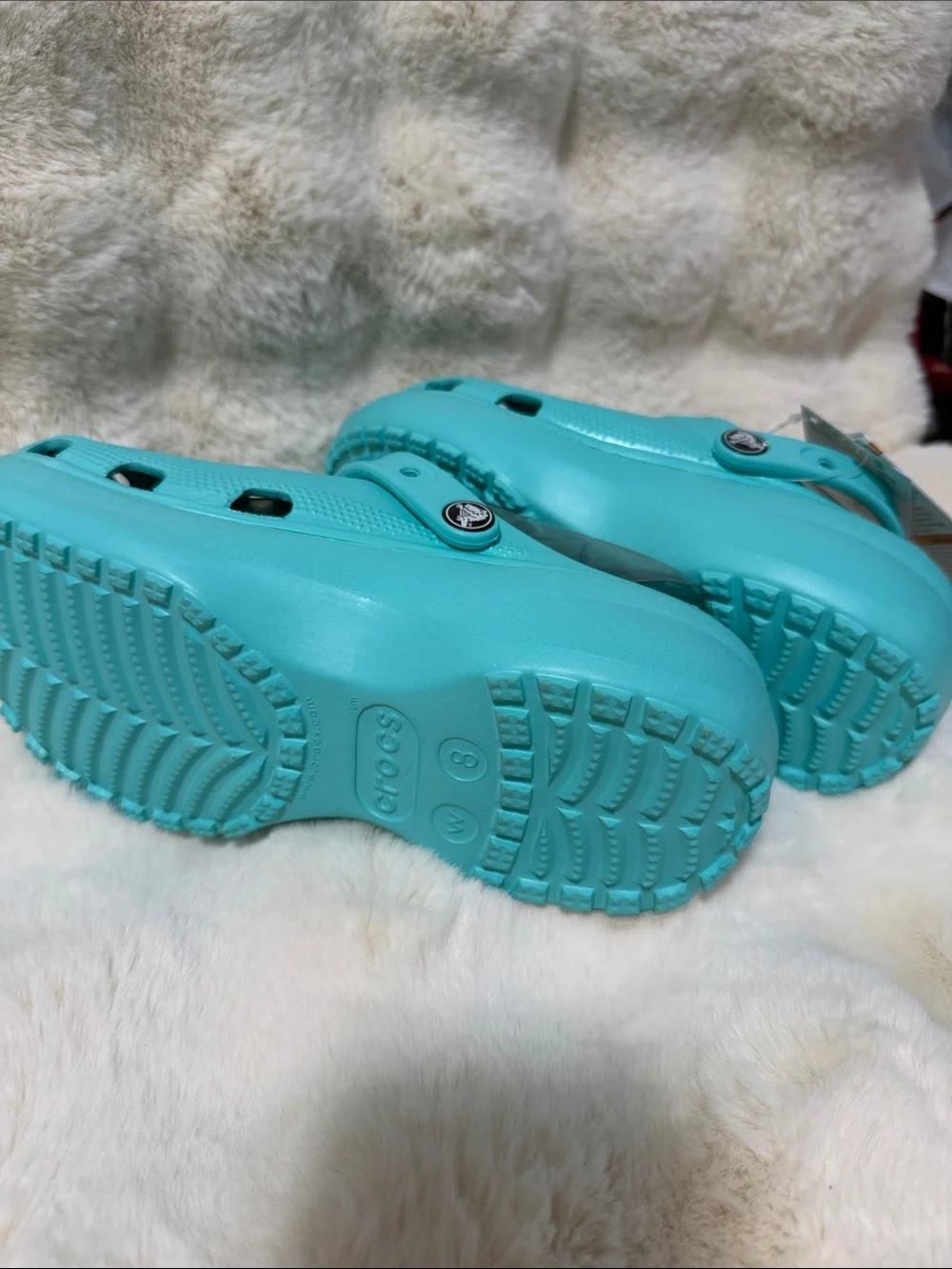 CROCS Classic Slip-On Clogs in Turquoise